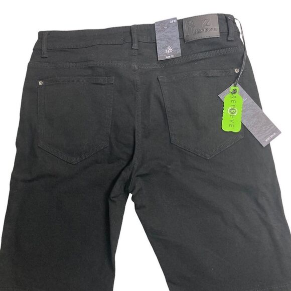ZLZ Denim Men’s Black Shorts, Size 34 Slim Fit Inseam: 9” - Picture 10 of 12
